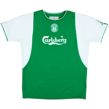 2003-04 Hibernian Home Shirt - 8/10 - (Y)