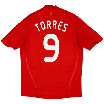 2008-10 Liverpool Home Shirt Torres #9 - 7/10 - (L)