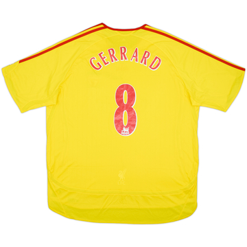 2006-07 Liverpool Away Shirt Gerrard #8 - 6/10 - (XXL)