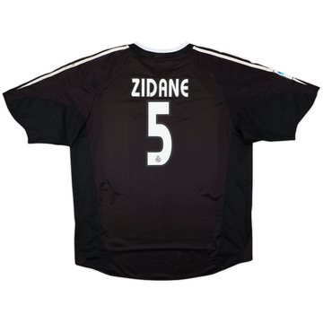 2004-05 Real Madrid Away Shirt Zidane #5 - 8/10 - (XL)