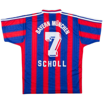 1995-97 Bayern Munich Home Shirt Scholl #7 - 5/10 - (M)