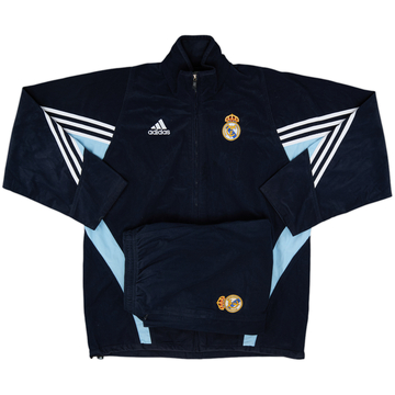 2003-04 Real Madrid adidas Tracksuit - 6/10 - (S)