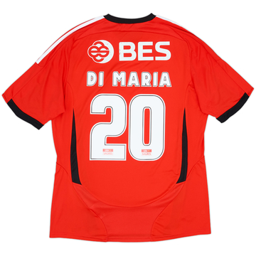 2008-09 Benfica Home Shirt Di Maria #20 - 7/10 - (XL)