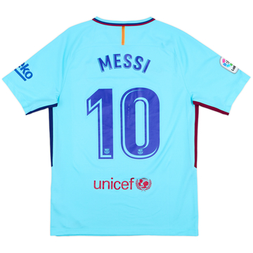 2017-18 Barcelona Away Shirt Messi #10 - 7/10 - (M)