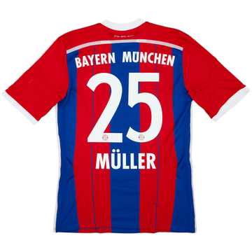 2014-15 Bayern Munich Home Shirt Muller #25 - 8/10 - (S)