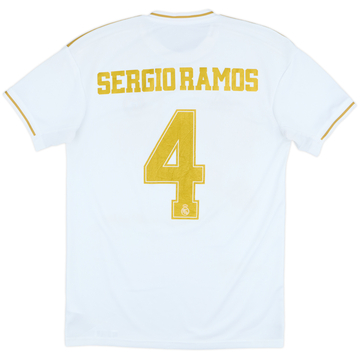 2019-20 Real Madrid Home Shirt Sergio Ramos #4 - 8/10 - (M)