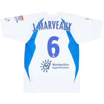 2009-10 Montpellier Match Issue Away Shirt J.Marveaux #6