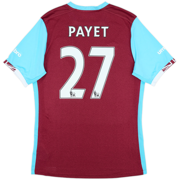 2016-17 West Ham Home Shirt Payet #27 - 6/10 - (M)