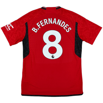2023-24 Manchester United Authentic Home Shirt B.Fernandes #8 - 9/10 - (L)