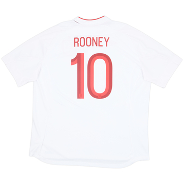 2012-13 England Home Shirt Rooney #10 - 9/10 - (3XL)