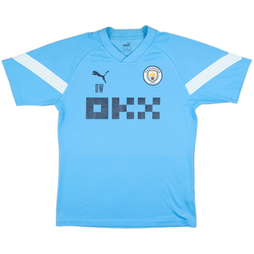 2023-24 Manchester City Puma Staff Issue Training Shirt DW - 7/10 - (M)