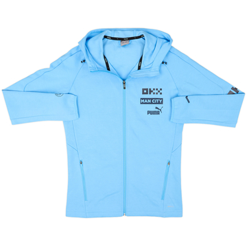 2022-23 Manchester City Puma Hooded Track Jacket - 9/10 - (M)