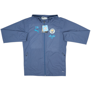 2024-25 Manchester City Staff Issue Puma Hooded Rain Jacket DW (M)
