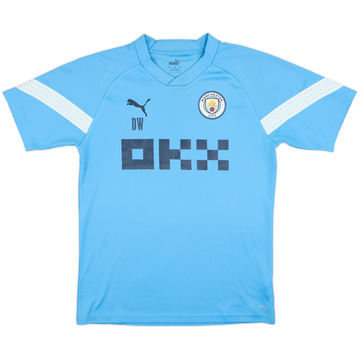 2023-24 Manchester City Puma Staff Issue Training Shirt DW - 7/10 - (M)