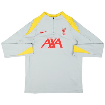 2024-25 Liverpool Nike 1/4 Zip Drill Top - 9/10 - (L)