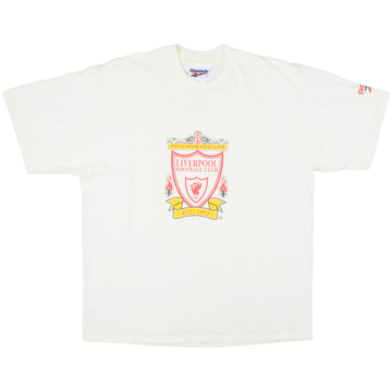 1997-98 Liverpool Reebok Cotton Tee - 8/10 - (XL)