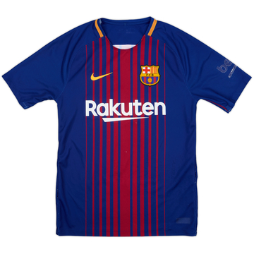 2017-18 Barcelona Home Shirt - 4/10 - (M)