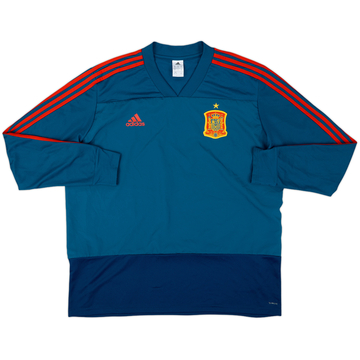 2017-18 Spain adidas Drill Top - 8/10 - (XXL)