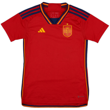 2022-23 Spain Home Shirt - 9/10 - (Women's XS)