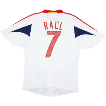 2004-06 Spain Away Shirt Raul #7 - 8/10 - (L)
