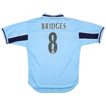 1999-00 Leeds United Away Shirt Bridges #8 - 6/10 - (M)