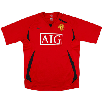 2007-08 Manchester United Nike Training Shirt - 6/10 - (L)