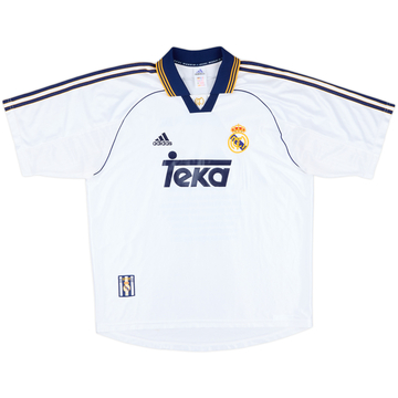 1998-00 Real Madrid 'Final Copa De Europa' Home Shirt - 9/10 - (L)