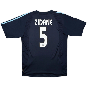 2003-04 Real Madrid Away Shirt Zidane #5 - 7/10 - (XL)
