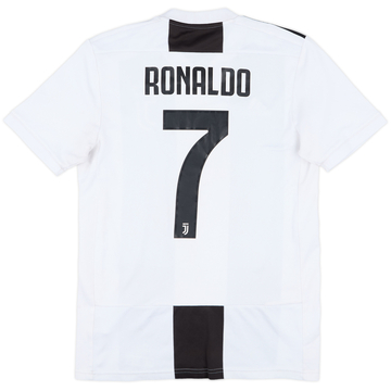 2018-19 Juventus Home Shirt Ronaldo #7 - 4/10 - (S)