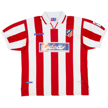 2000-01 Atletico Madrid Home Shirt - 5/10 - (XL)