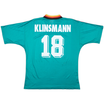 1994-96 Germany Away Shirt Klinsmann #18 - 5/10 - (XL)