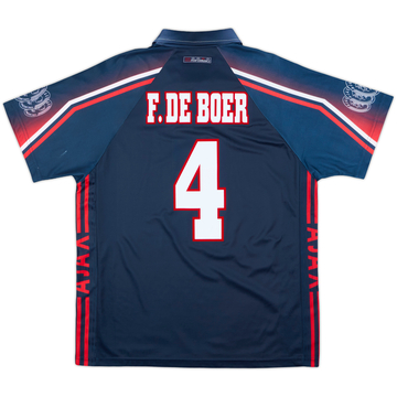 1997-98 Ajax Away Shirt F.De Boer #4 - 8/10 - (L)