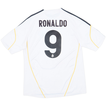 2009-10 Real Madrid Home Shirt Ronaldo #9 - 6/10 - (L)