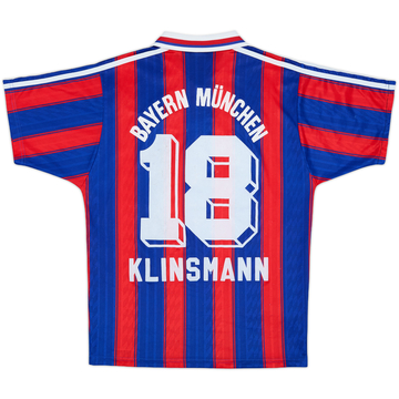 1995-97 Bayern Munich Home Shirt Klinsmann #18 - 7/10 - (S)