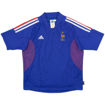 2002-04 France Home Shirt - 6/10 - (M.Boys)