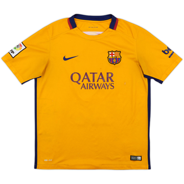 2015-16 Barcelona Away Shirt - 5/10 - (XL.Boys)