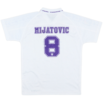1996-97 Real Madrid Home Shirt Mijatovic #8 - 6/10 - (XL.Boys)