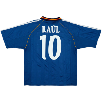 1999-00 Spain Away Shirt Raul #10 - 10/10 - (XL)
