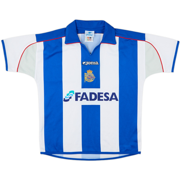 2001-02 Deportivo de La Coruna Home Shirt - 9/10 - (S.Boys)