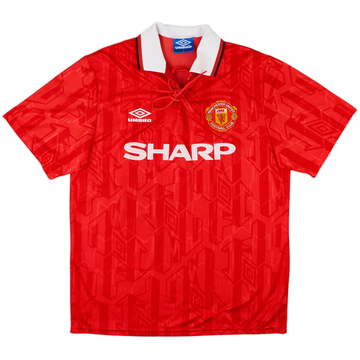 1992-94 Manchester United Home Shirt - 4/10 - (L)