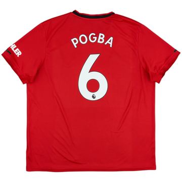 2019-20 Manchester United Home Shirt Pogba #6 - 6/10 - (XXL)