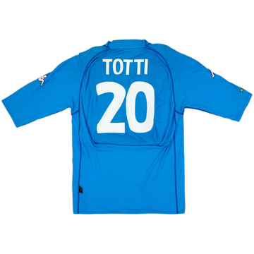 2000-01 Italy Home Shirt Totti #20 - 7/10 - (XXL)