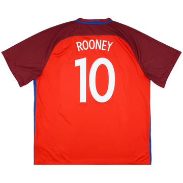 2016-17 England Away Shirt Rooney #10 - 8/10 - (3XL)