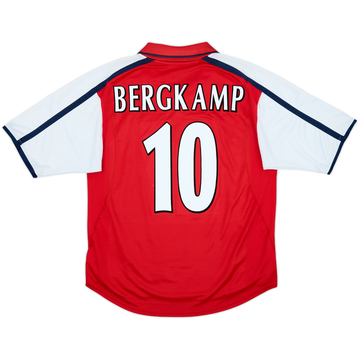 2000-02 Arsenal Home Shirt Bergkamp #10 - 6/10 - (M)