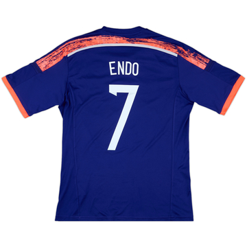 2013-15 Japan Home Shirt Endo #7 - 8/10 - (M)