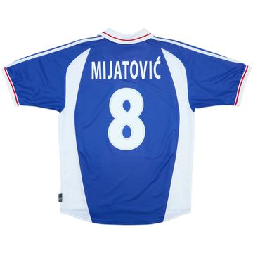 2000-01 Yugoslavia Home Shirt Mijatovic #8 - 10/10 - (M)