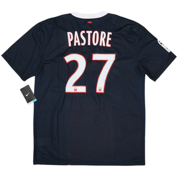Camiseta de local del Paris Saint-Germain 2011-12 Pastore #27 (L)