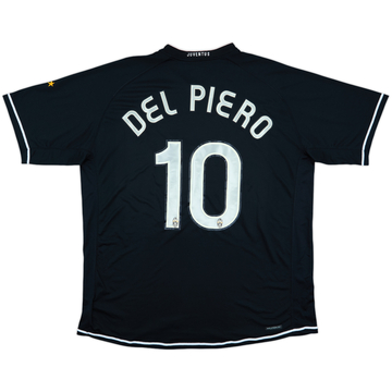 2006-07 Juventus Away Shirt Del Piero #10 - 7/10 - (XXL)