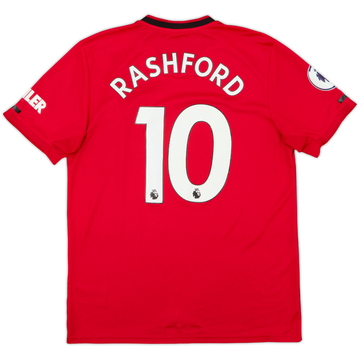 2019-20 Manchester United Home Shirt Rashford #10 - 6/10 - (L)
