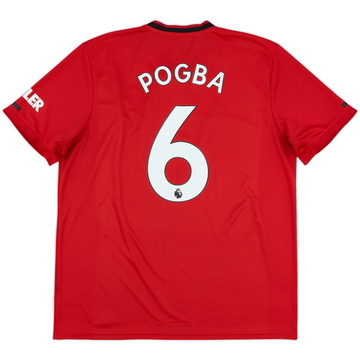 2019-20 Manchester United Home Shirt Pogba #6 - 6/10 - (XL)